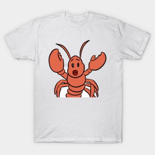 Cute Lobster Drawing T-Shirt